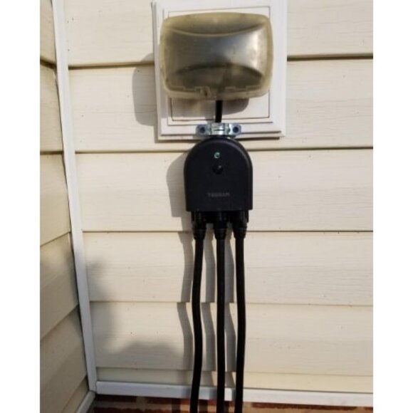Outdoor Smart Plug, WiFi Outlet Works with Alexa, Google Assistant - Picture 2 of 2